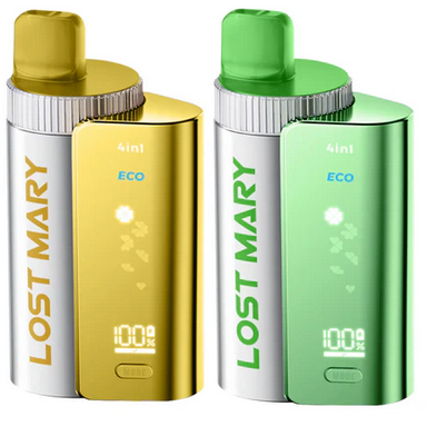 4 in 1 Lost Mary 3200 Puffs Pre-filled Pod Vape Kit - Box of 5