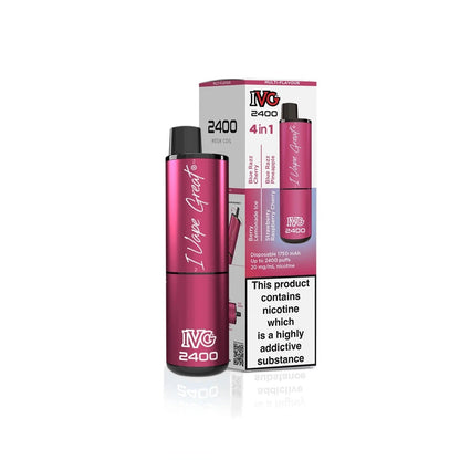 IVG 2400 Disposable Vape Pod Puff Device - Box of 5