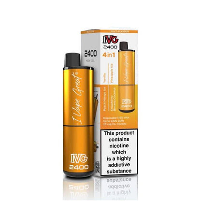 IVG 2400 Disposable Vape Pod Puff Device - Box of 5