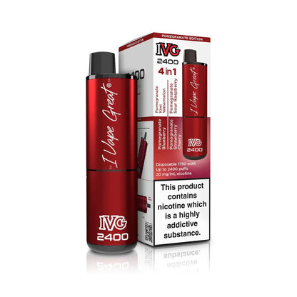 IVG 2400 Disposable Vape Pod Puff Device - Box of 5
