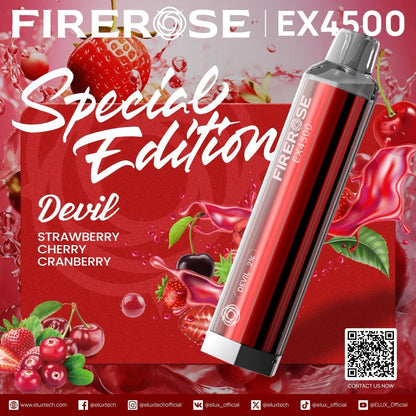 Firerose 4500 Puffs Special Edition Disposable Vape (Box of 10)