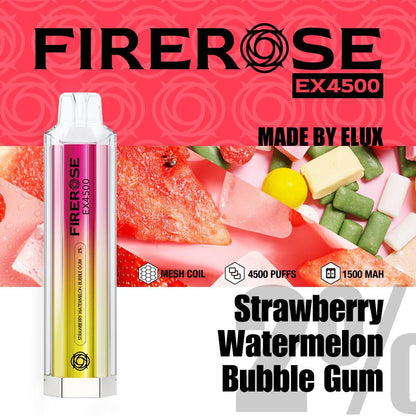 Firerose EX4500 By ELUX | Disposable Vape Pod - Box of 10