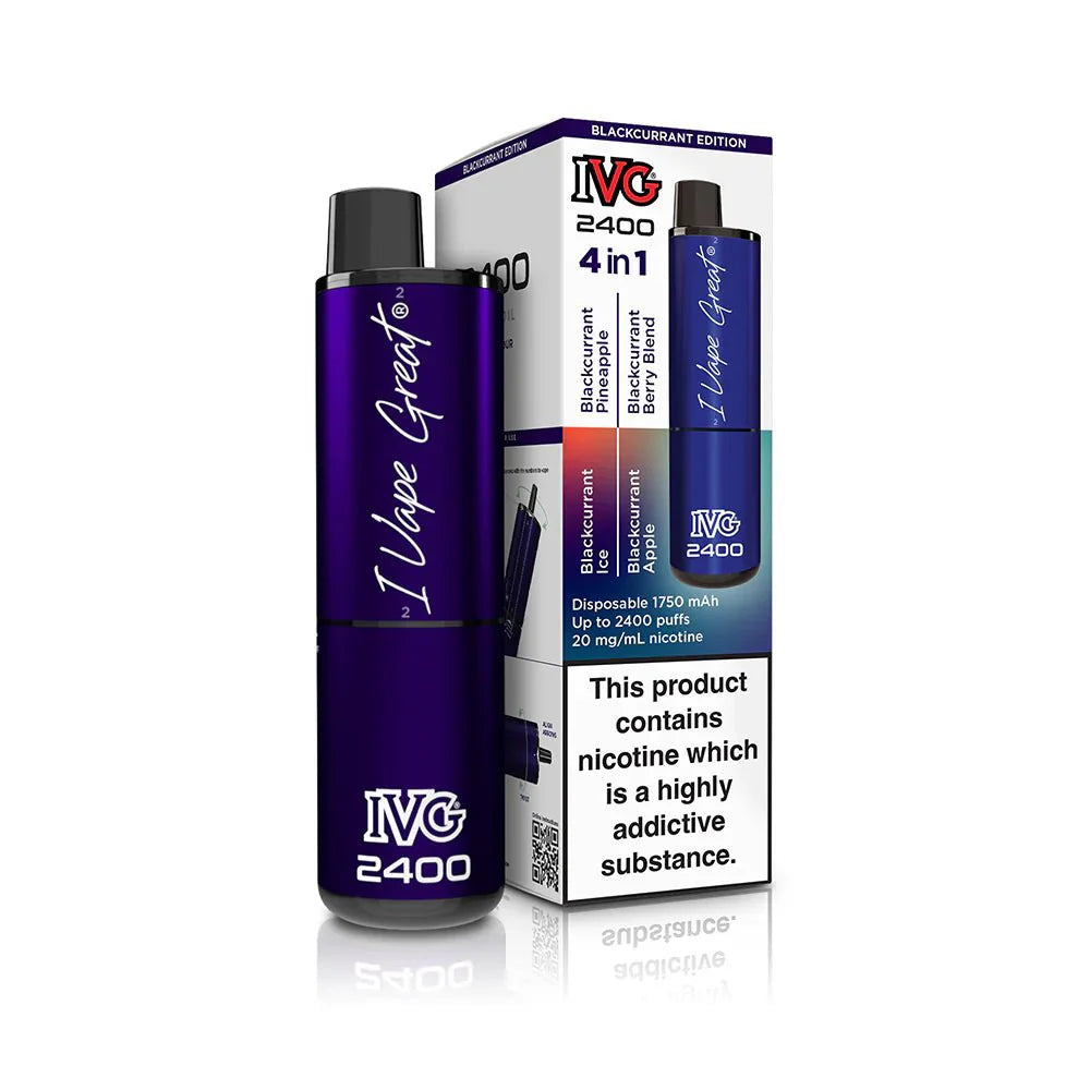 IVG 2400 Disposable Vape Pod Puff Device - Box of 5