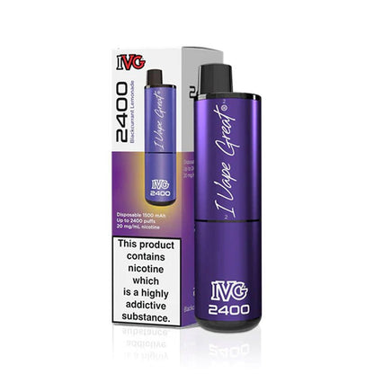 IVG 2400 Disposable Vape Pod Puff Device - Box of 5