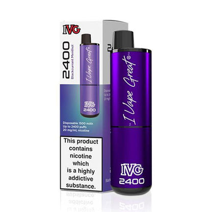 IVG 2400 Disposable Vape Pod Puff Device - Box of 5