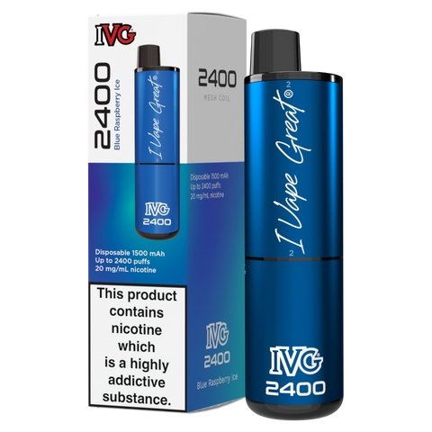 IVG 2400 Disposable Vape Pod Puff Device - Box of 5