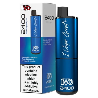 IVG 2400 Disposable Vape Pod Puff Device - Box of 5
