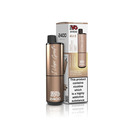 IVG 2400 Disposable Vape Pod Puff Device - Box of 5