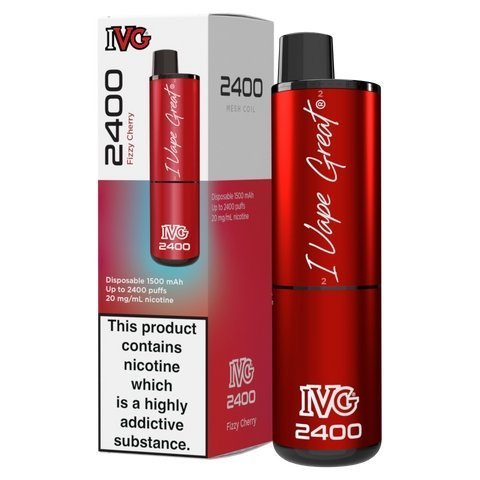 IVG 2400 Disposable Vape Pod Puff Device - Box of 5