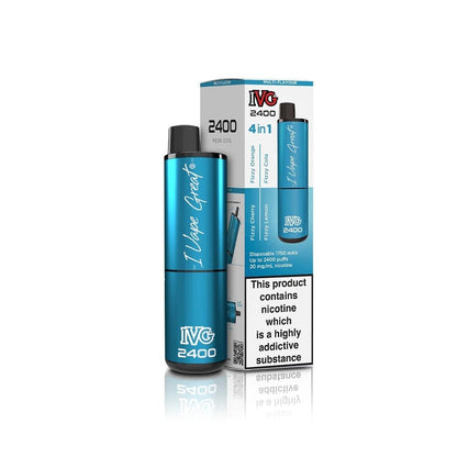 IVG 2400 Disposable Vape Pod Puff Device - Box of 5