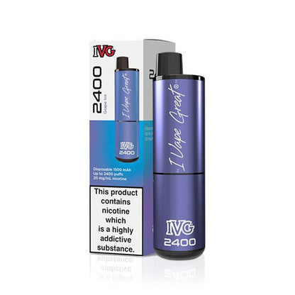 IVG 2400 Disposable Vape Pod Puff Device - Box of 5