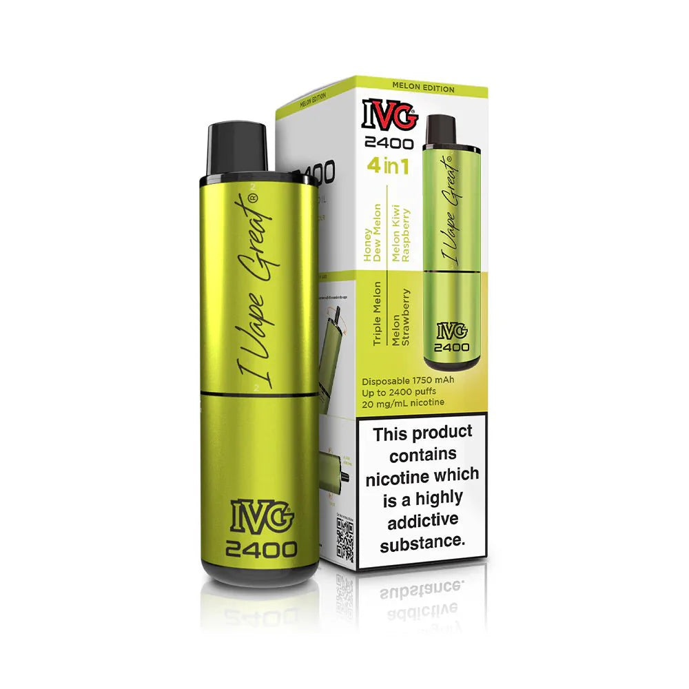 IVG 2400 Disposable Vape Pod Puff Device - Box of 5