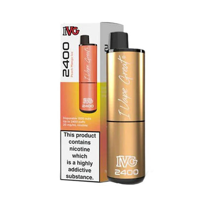 IVG 2400 Disposable Vape Pod Puff Device - Box of 5