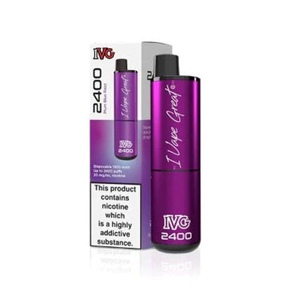 IVG 2400 Disposable Vape Pod Puff Device - Box of 5