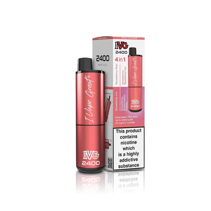 IVG 2400 Disposable Vape Pod Puff Device - Box of 5