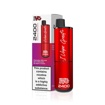 IVG 2400 Disposable Vape Pod Puff Device - Box of 5