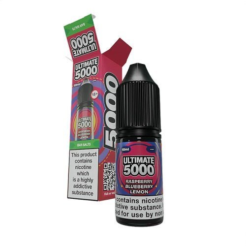 Ultimate Bar 5000 Nic Salts 10ml E-Liquid - Box Of 10