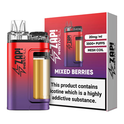 Zap Instafill 3500 Puffs Disposable Pod Vape Kit - Pack of 5